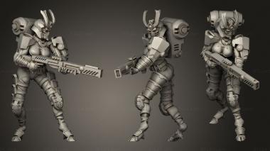 Military figurines trooper 3d model