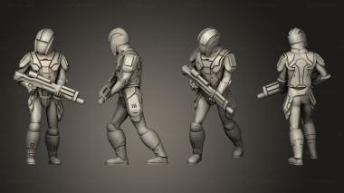 Military figurines Trooper Repeater 3d model