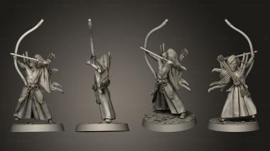 Military figurines Troopers Archer 3d model