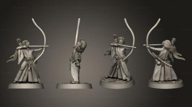 Military figurines Troopers Archer 3d model