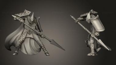 Military figurines Troops Card Soldiers 3d model