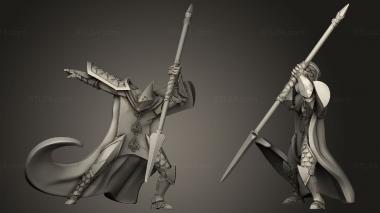Military figurines Troops Card Soldiers 3d model