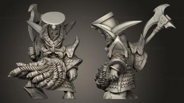 Military figurines Troops Snow White Dwarf 3d model
