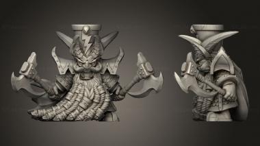 Military figurines Troops Snow White Dwarf Champion 3d model