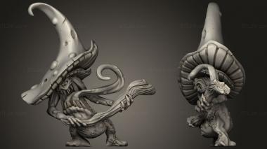 Military figurines Troops Mushroom Warrior 3d model