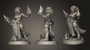 Military figurines Trouble in Taverns Sony Jona 3d model