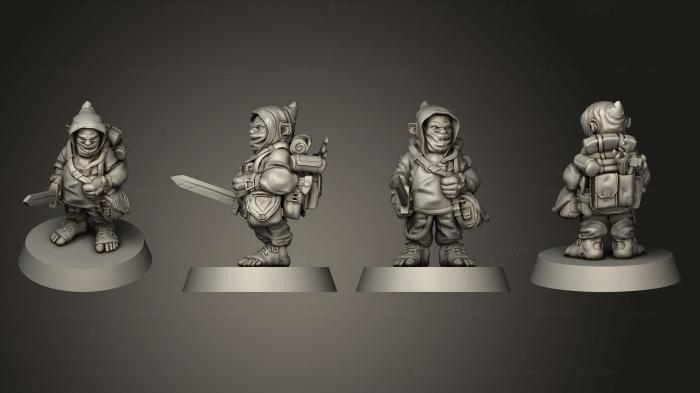 Military figurines (Airship Crew Male 03, STKW_2255) 3D models for cnc