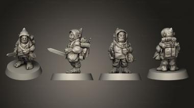 Military figurines Airship Crew Male 03 3d model