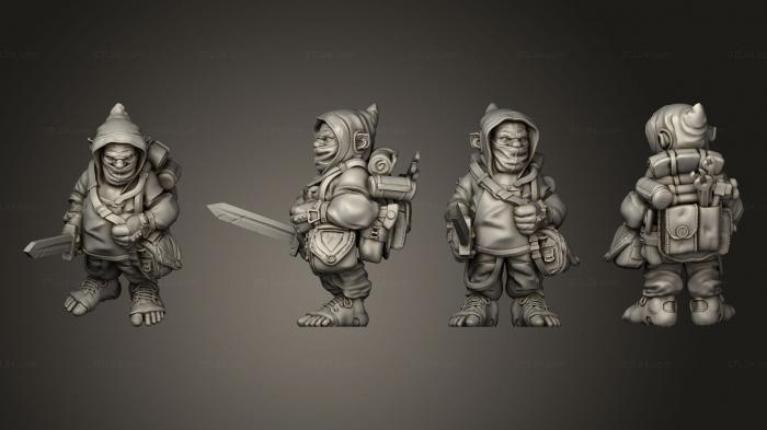 Military figurines (Airship Crew Male 04, STKW_2256) 3D models for cnc