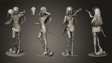 Military figurines Aiz Wallenstein Danmachi 3d model