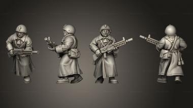 Military figurines AK 47 Soldier 01 3d model