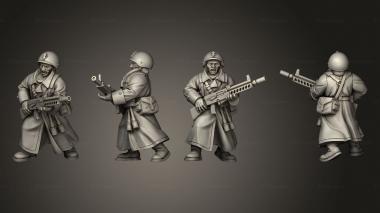 Military figurines AK 47 Soldier 06 3d model