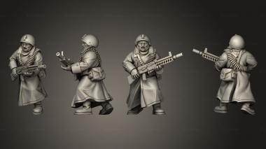 Military figurines AK 47 Soldier 07 3d model