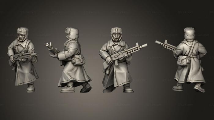Military figurines (AK 47 Soldier 10, STKW_2265) 3D models for cnc