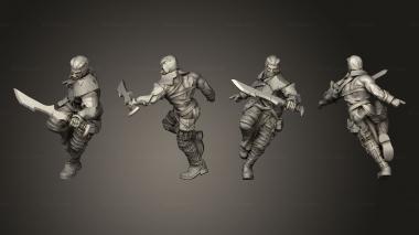 Military figurines Ala  03 3d model