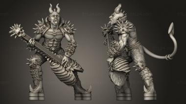 Military figurines Unicorn Meat Pie Guitarist 3d model