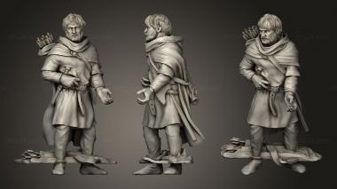 Military figurines Honored Spanish Levy Archers Archer 3d model