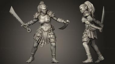 Military figurines urgot 3d model
