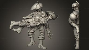 Military figurines Vader 3d model