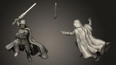 Military figurines Vader 3d model