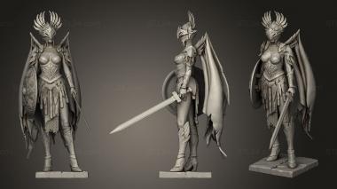 Military figurines Valkyrie Figure 3d model