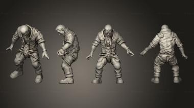 Military figurines ALIEN BELLY HUGGER SAD VICTIM 3d model