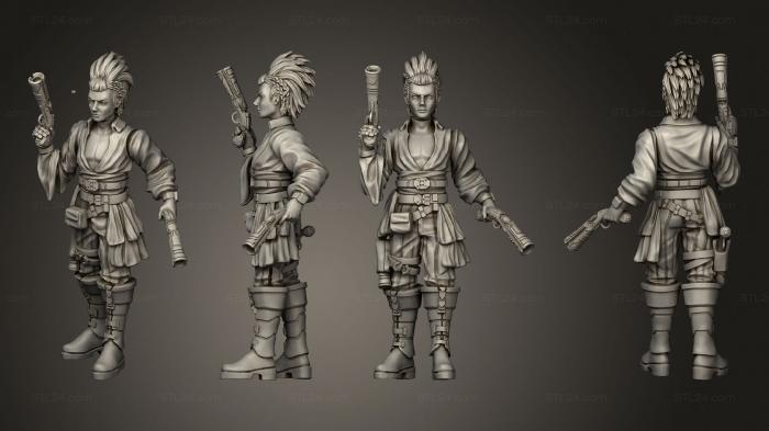 Military figurines (Alien Crew Head 001, STKW_2298) 3D models for cnc