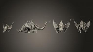 Military figurines Alien Hive Titan 3d model