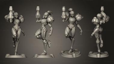 Military figurines Varia Suit Samus Aran 3d model