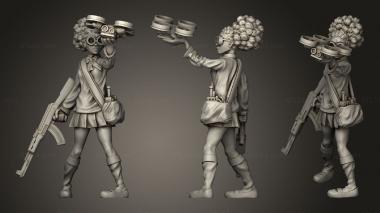 Military figurines Vault Survivor Angelina 3d model