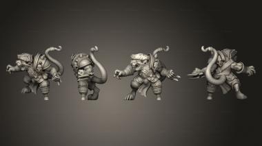 Military figurines Alma negra 04 3d model