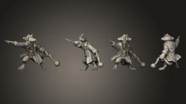 Military figurines Alma negra 06 3d model