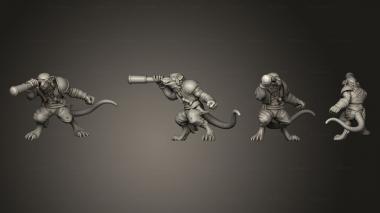 Military figurines Alma negra 07 3d model