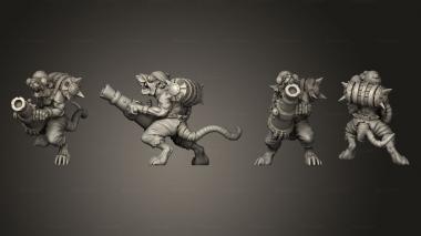 Military figurines Alma negra 15 3d model