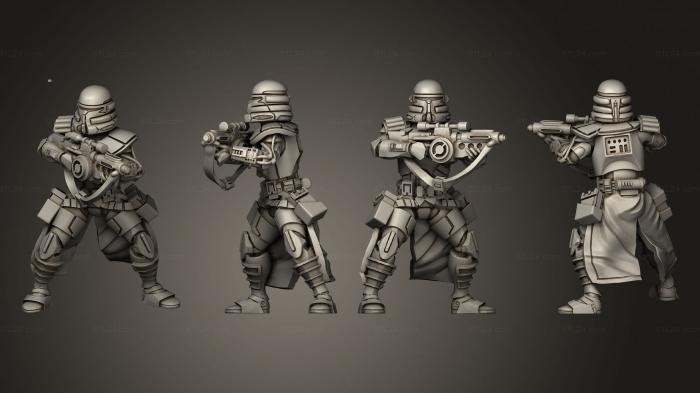 Military figurines (Alpha Class ARC Squad Carbine 1, STKW_2333) 3D models for cnc