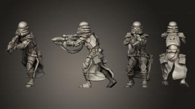 Military figurines Alpha Class ARC Squad Carbine 4 3d model