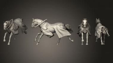 Military figurines Alternative Horse 1 3d model