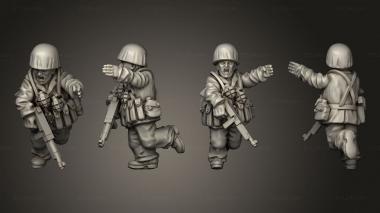 Military figurines ALTERNATIVE NCO 2 3d model