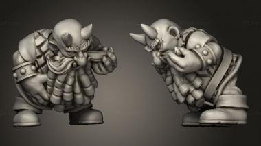Military figurines Warhammer 3d model