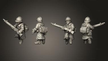 Military figurines ALTERNATIVE RIFLEMEN 01 3d model