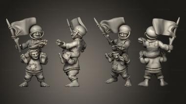 Military figurines Warhammer 3d model