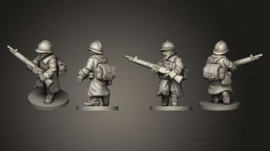Military figurines ALTERNATIVE RIFLEMEN 02 3d model
