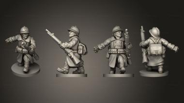 Military figurines ALTERNATIVE RIFLEMEN 04 3d model