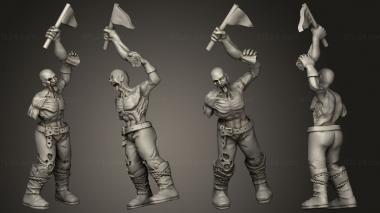 Military figurines Warhammer 3d model