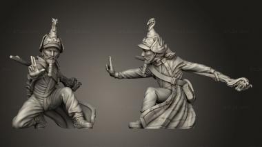 Military figurines Warlock Elites Add On Massa Craite Pose without base 3d model