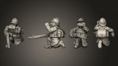Military figurines ALTERNATIVE RIFLEMEN 09 3d model