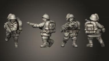 Military figurines ALTERNATIVE RIFLEMEN 12 3d model