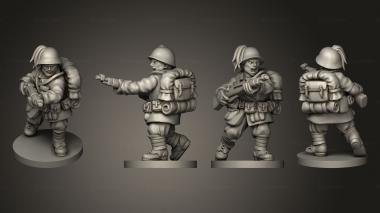 Military figurines ALTERNATIVE RIFLEMEN 13 3d model