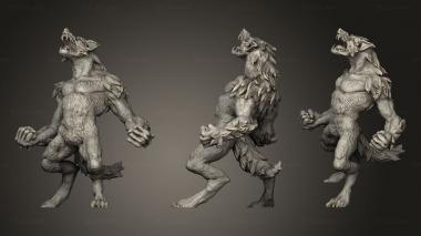 Military figurines Werewolf 3d model