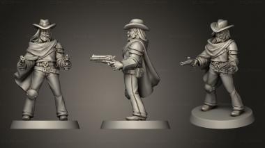 Military figurines Western Fantasy COWBOY VVM 3d model